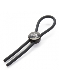 Тёмно-серое эрекционное кольцо с зажимом Again and Again Adjustable Cock Ring - Fifty Shades of Grey - в Кирове купить с доставкой