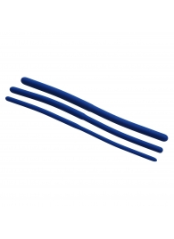 Набор из 3 синих силиконовых уретральных расширителей Invasion Silicone Urethral Sound Trainer Set - XR Brands - купить с доставкой в Кирове
