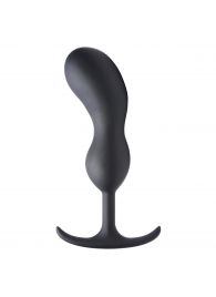 Черный массажер простаты с утяжелителями Premium Silicone Weighted Prostate Plug XL - 20,8 см. - XR Brands - в Кирове купить с доставкой
