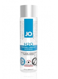 Возбуждающий лубрикант на водной основе JO Personal Lubricant H2O Warming - 120 мл. - System JO - купить с доставкой в Кирове