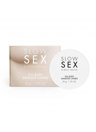 Массажная свеча для всего тела Slow Sex - 50 гр. - Bijoux Indiscrets - купить с доставкой в Кирове