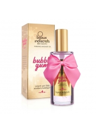 Разогревающее массажное масло Light My Fire Bubble Gum с ароматом бабл-гам - 100 мл. - Bijoux Indiscrets - купить с доставкой в Кирове