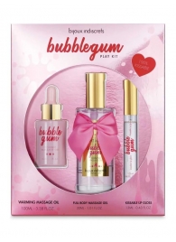 Набор средств для массажа и ласк Bubblegum Play Kit - Bijoux Indiscrets - купить с доставкой в Кирове