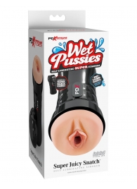 Мастурбатор-вагина в колбе Super Juicy Snatch - Pipedream - в Кирове купить с доставкой