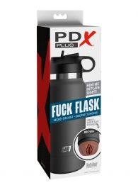 Смуглый мастурбатор-вагина в корпусе-бутылке F*ck Flask - Pipedream - в Кирове купить с доставкой