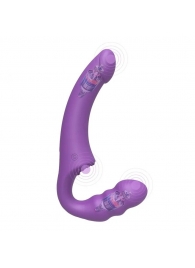 Фиолетовый безремневой страпон Straples Strap-On Dildo - Erokay - купить с доставкой в Кирове