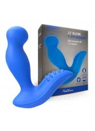 Синий вибромассажер простаты 3,5’’ P-spot Massager - 12,5 см. - Erokay - в Кирове купить с доставкой
