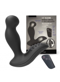 Черный вибромассажер простаты 3,5’’ Remote Control P-spot Massager - 12,5 см. - Erokay - в Кирове купить с доставкой