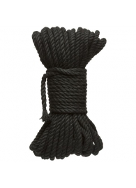 Черная верёвка для связывания и фиксации Bind Tie - 15,24 м. - Doc Johnson - купить с доставкой в Кирове