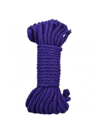 Фиолетовая верёвка для связывания и фиксации Bind Tie - 9,14 м. - Doc Johnson - купить с доставкой в Кирове