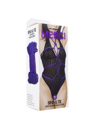 Фиолетовая верёвка для связывания и фиксации Bind Tie - 15,24 м. - Doc Johnson - купить с доставкой в Кирове