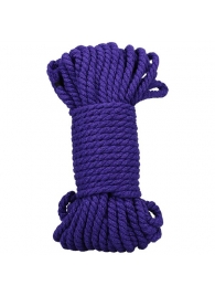 Фиолетовая верёвка для связывания и фиксации Bind Tie - 15,24 м. - Doc Johnson - купить с доставкой в Кирове