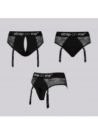 Трусики для фиксации насадок Strap-on-me Harness Lingerie Diva XS - Strap-on-me - купить с доставкой в Кирове