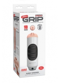 Мастурбатор-вагина Extreme Toyz Mega Grip Vibrating Stroker Mouth - Pipedream - в Кирове купить с доставкой