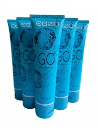 Набор из 5 пролонгирующих лубрикантов на водной основе Egzo Go (по 100 мл.) - EGZO - купить с доставкой в Кирове