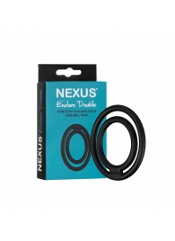 Черное двойное эрекционное кольцо Nexus Enduro Double - Nexus Range - в Кирове купить с доставкой