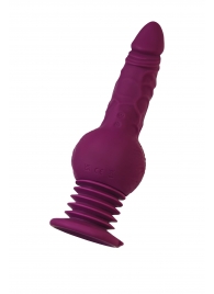 Фиолетовая мини-машина для секса Striker с пультом ДУ - 23,5 см. - ToyFa - купить с доставкой в Кирове