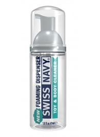 Очищающая пенка для игрушек и тела Toy   Body Cleaner Foamer - 47 мл. - Swiss navy - купить с доставкой в Кирове