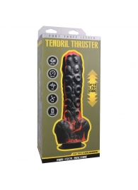 Черно-красная мини-машина на присоске Tendril Thruster - 21,6 см. - Doc Johnson - купить с доставкой в Кирове