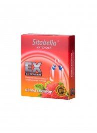 Стимулирующая насадка Sitabella Extender  Клубника - Sitabella - купить с доставкой в Кирове