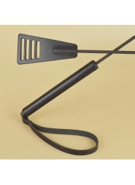 Черный кожаный стек «Сириус» - 60 см. - Sitabella - купить с доставкой в Кирове