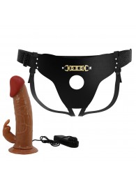 Мужской полый страпон с вибрацией Marion - Baile - купить с доставкой в Кирове