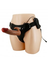 Мужской полый страпон с вибрацией Marion - Baile - купить с доставкой в Кирове