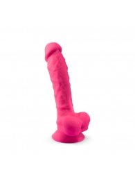 Розовый вибратор-реалистик SILEXD Model 1 8  с пультом ДУ - 20 см. - Adrien Lastic