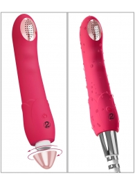 Малиновая насадка на душ с вибрацией Showers to orgasm - 20,1 см. - Orion - купить с доставкой в Кирове