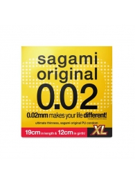 Презерватив увеличенного размера Sagami Original 0.02 XL-size - 1 шт. - Sagami - купить с доставкой в Кирове