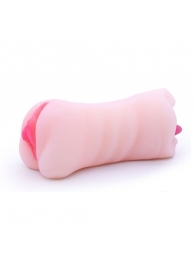 Телесный двусторонний мастурбатор - вагина и ротик - Boys of Toys - в Кирове купить с доставкой