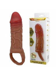 Реалистичная насадка на член Peirre - 15,5 см. - Baile - в Кирове купить с доставкой