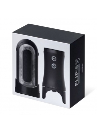 Набор Tenga Flip Zero Electronic Vibrotation: мастурбатор с вибрацией и устройство вращения - Tenga - в Кирове купить с доставкой