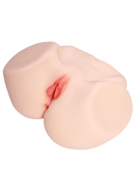 Мастурбатор-полуторс с двойным слоем материала Jenny Onahole Real Vagina - KOKOS - в Кирове купить с доставкой
