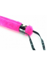 Нежная плеть с розовым мехом BDSM Light - 43 см. - БДСМ Арсенал - купить с доставкой в Кирове