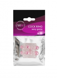 Прозрачная насадка на пенис с цветными шариками - Erowoman-Eroman - в Кирове купить с доставкой