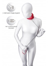 Красный ошейник с подкладкой из меха - ToyFa - купить с доставкой в Кирове