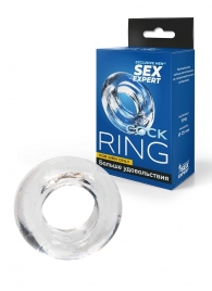 Прозрачное эрекционное кольцо-бублик - Sex Expert - в Кирове купить с доставкой