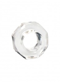 Прозрачное эрекционное кольцо в форме гайки - Sex Expert - в Кирове купить с доставкой