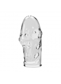 Прозрачная насадка на пенис Booker - 8 см. - Baile - в Кирове купить с доставкой