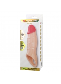 Телесная удлиняющая насадка на пенис Darnel - Baile - в Кирове купить с доставкой