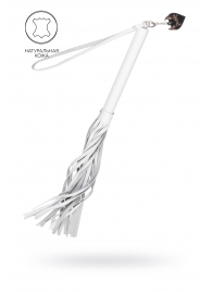 Белая кожаная плеть - 50 см. - Pecado - купить с доставкой в Кирове