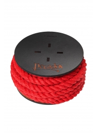 Красная веревка для шибари на катушке - 5 м. - Pecado - купить с доставкой в Кирове