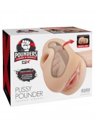 Телесный мастурбатор-вагина Pussy Pounder Squeeze Stroker - Pipedream - в Кирове купить с доставкой