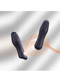 Сливовая силиконовая насадка на пенис с подхватом Manwan Ryzer - Manwan - в Кирове купить с доставкой