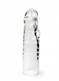 Прозрачная закрытая насадка на член - 15 см. - Sex Expert - в Кирове купить с доставкой