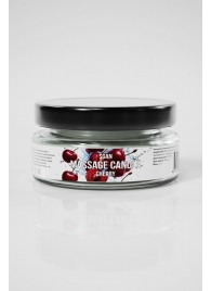 Массажная свеча «Спелая вишня» - 50 мл. - SGAN - купить с доставкой в Кирове