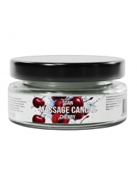 Массажная свеча «Спелая вишня» - 50 мл. - SGAN - купить с доставкой в Кирове