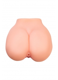 Реалистичный мастурбатор в форме попки с 2 любовными входами - No Name - в Кирове купить с доставкой