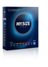 Презервативы MY.SIZE размер 72 - 3 шт. - My.Size - купить с доставкой в Кирове